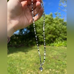 Mushroom Seed Bead Necklace